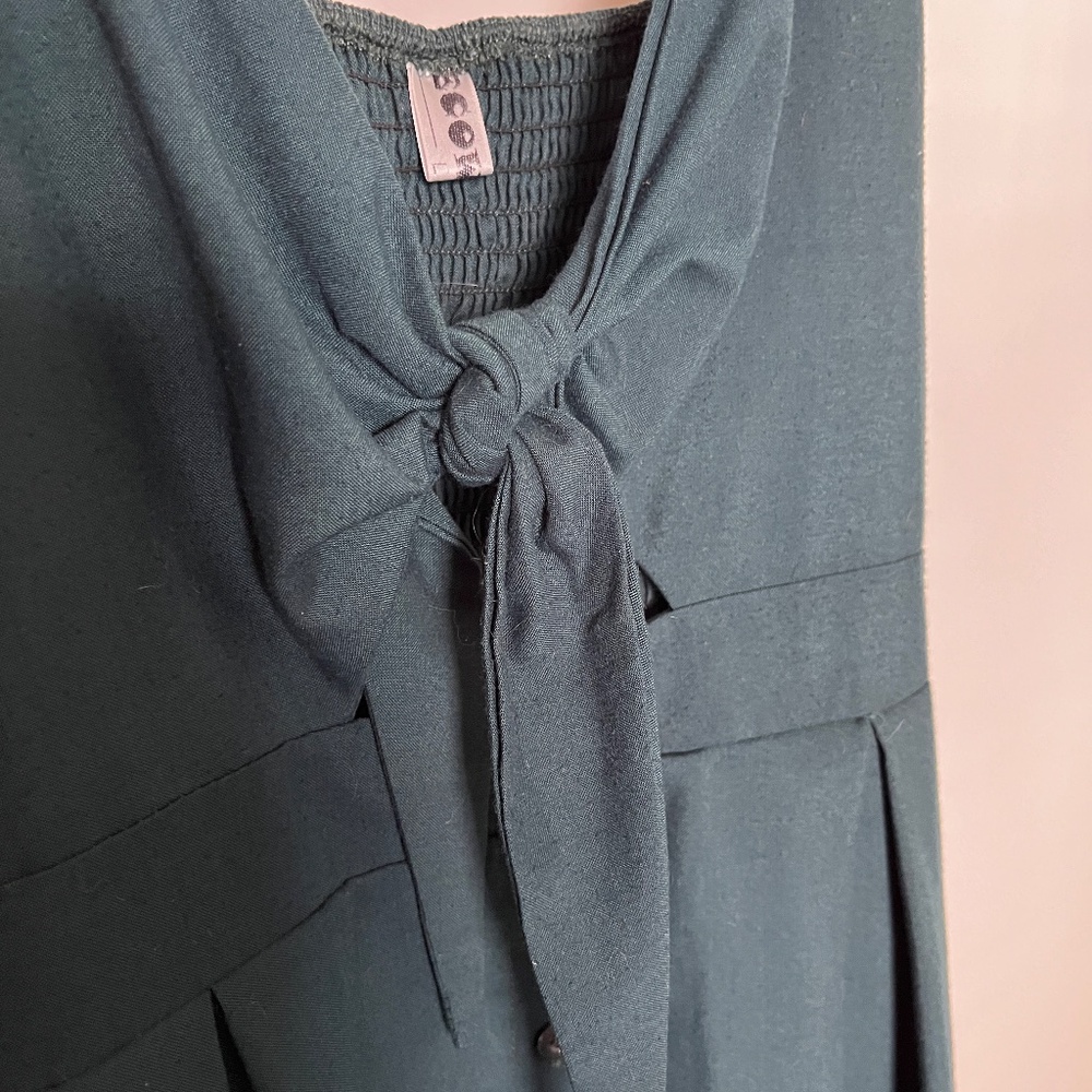 tie front dress